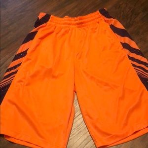 Orange and Blue Nike shorts